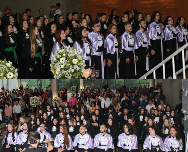 Univ�s realiza cola��o de grau dos formandos dos cursos de Nutri��o, Letras e Pedagogia